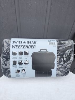 SwissGear Black Weekender Travel Duffel